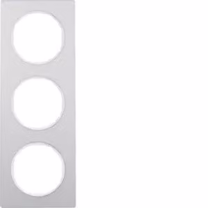 Berker 10132274 Cornice in alluminio/bianco polare Berker R.3
