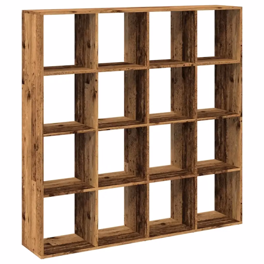vidaXL Libreria in Legno Antico Marrone per Soggiorno L: 137,5 cm, P: 29 cm, H: 137,5 cm – 2