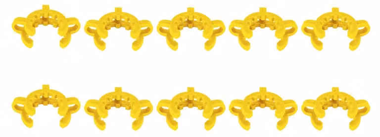 Morsetti in plastica, 10 pezzi, 14 mm, per connettore 14/20, colore giallo