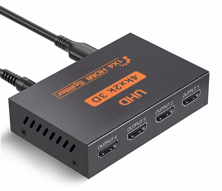 Divisore HDMI 1 ingresso, 4 uscite, splitter 4K per 4 schermi, modalità mirror