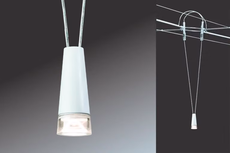 Paulmann AirLED, sistema a sospensione L&E, lampada a sospensione, 3 Watt, 230V/700mA, bianca, metallo