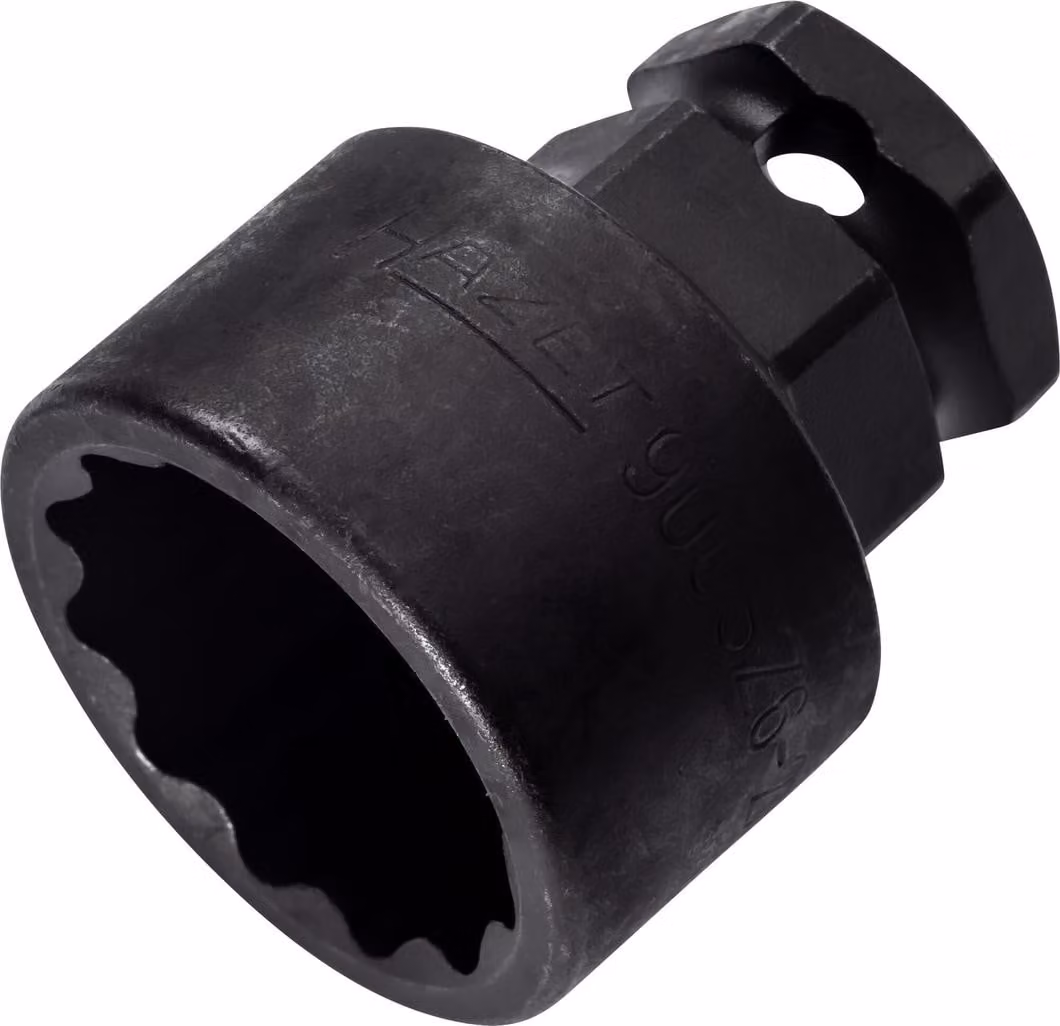Hazet Avvitatore a impatto, inserto per chiave a bussola 900SZ6-27, 1/2" (12,5 mm) quadrato cavo, esagono esterno da 24 mm, esagono doppio esterno Tractionsp