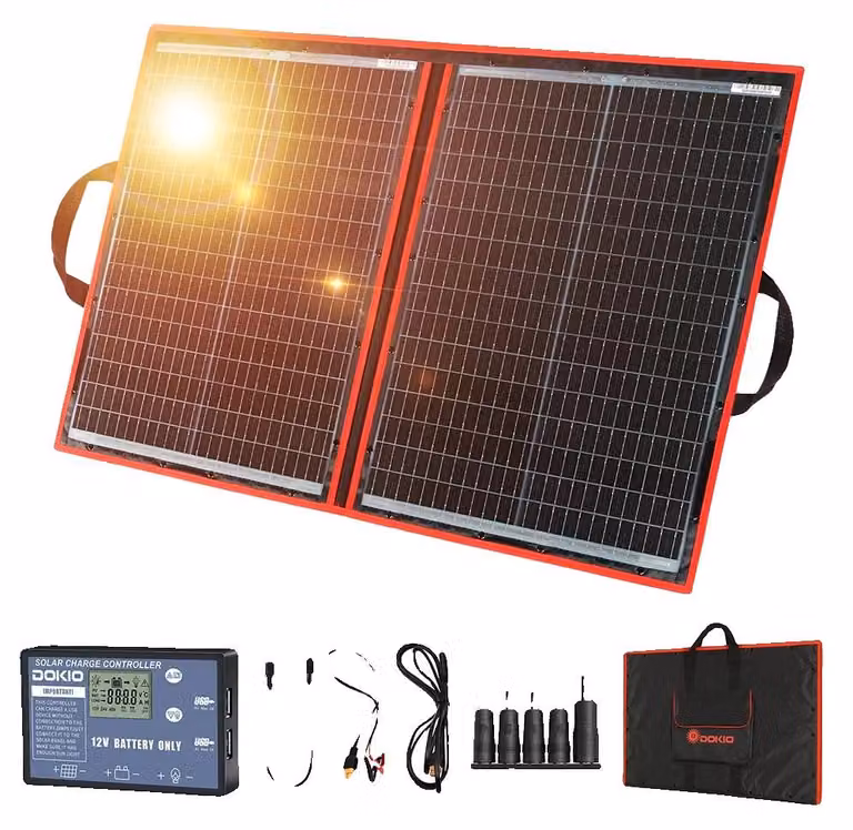 Pannelli solari flessibili, design moderno, inclusi kit di controllo, 100W