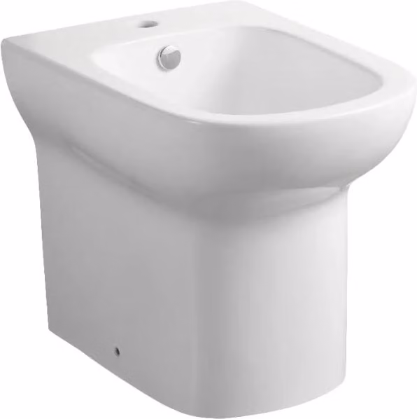 Bidet da parete in ceramica bianca Ambrosia LINPH L: 54 cm, P: 38 cm