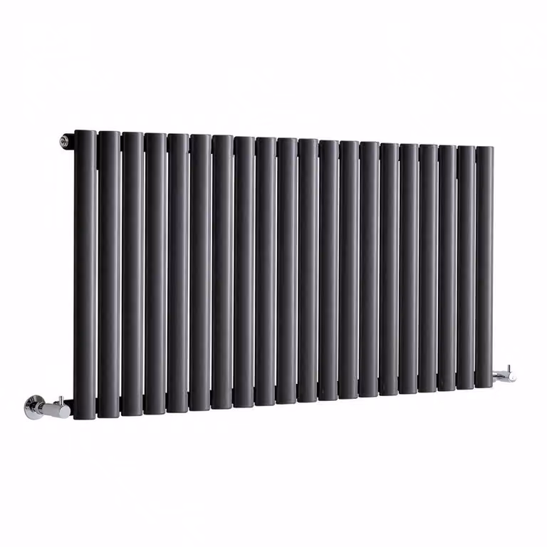 Radiatore di Design Orizzontale (Pannello Singolo) - 595mm x 1180mm - Antracite - Sterling Quinn by Hudson Reed