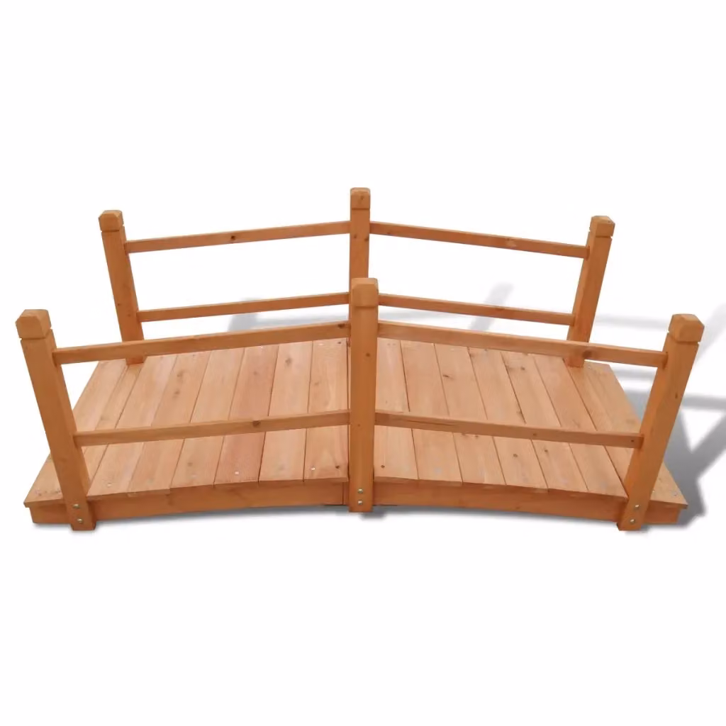 Ponte da Giardino in Legno Marrone DESIGN IN L/P/H: 140 x 60 x 56 cm CFW8215963 – 2