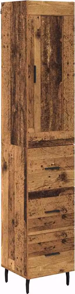 Credenza Legno vecchio 34,5 x 34 x 180 cm Legno multistrato