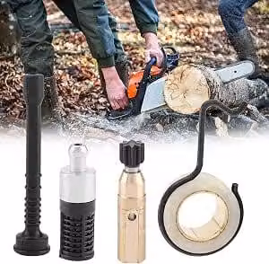 Kit pompa dell'olio per motosega, con pezzi di ricambio. Kit fai-da-te per catena e accessori, ideale per la manutenzione, la riparazione e l'assemblaggio. Accessori per la riparazione