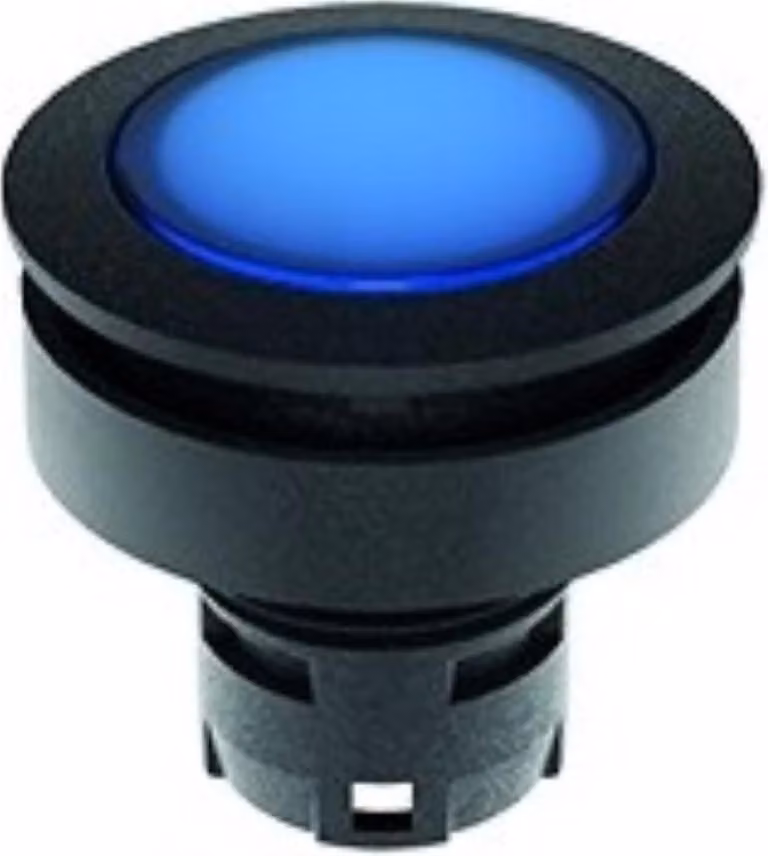 Georg Schlegel Pulsante illuminabile, rotondo, RONTRON-R-JUWEL Corsa 3,0 mm - 1 pezzo