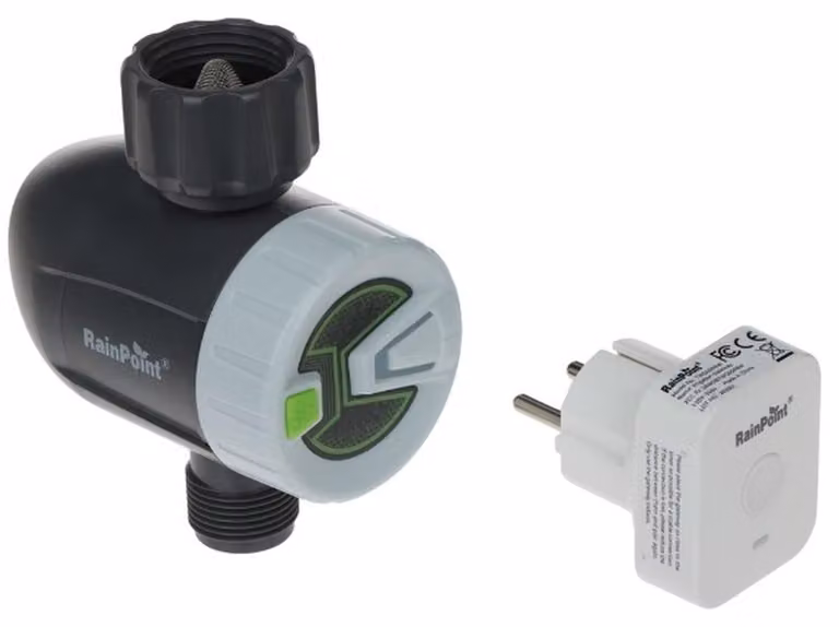 Valvola intelligente per sistema di irrigazione Wi-Fi Tuya Smart RainPoint TTV102B+TWG009BW