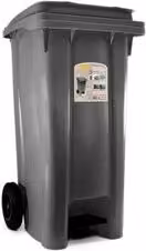 Bidone con pedale Stefanplast Urban Eco System Grigio 120 l