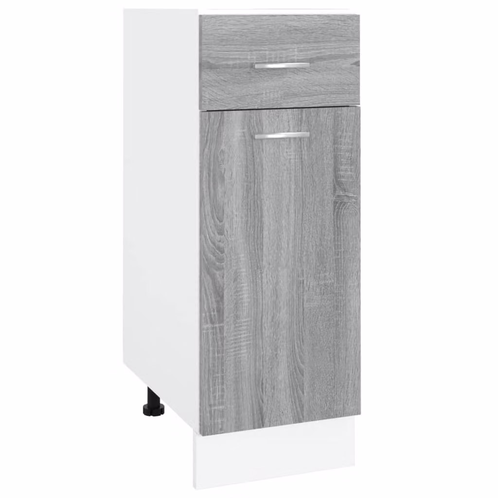 Mobile con Cassetto “Lyon” Grigio Sonoma 30x46x81,5