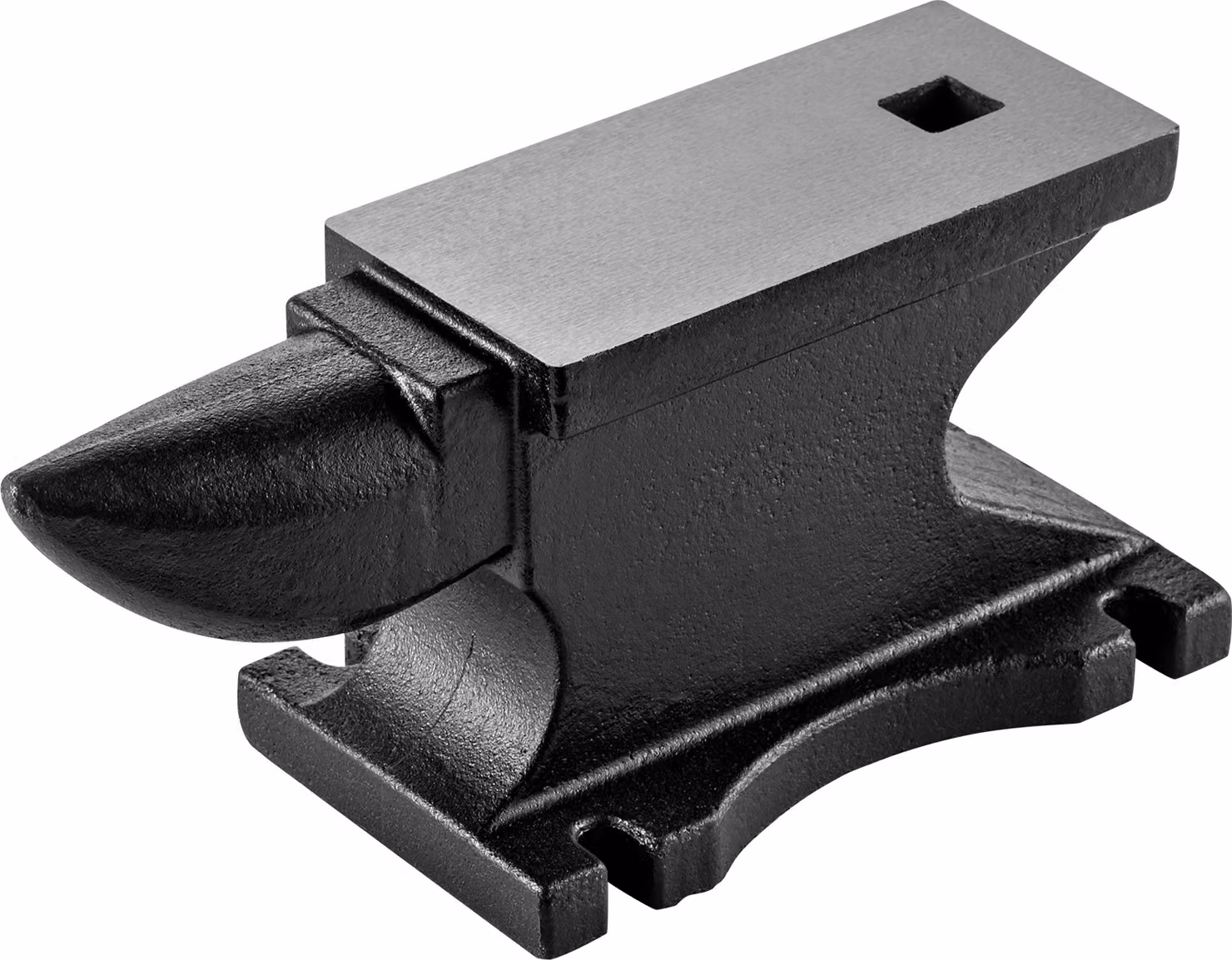 VEVOR Incudine per forgiatura Incudine in ghisa a corno singolo 45 kg Nero Robusto banco da lavoro
