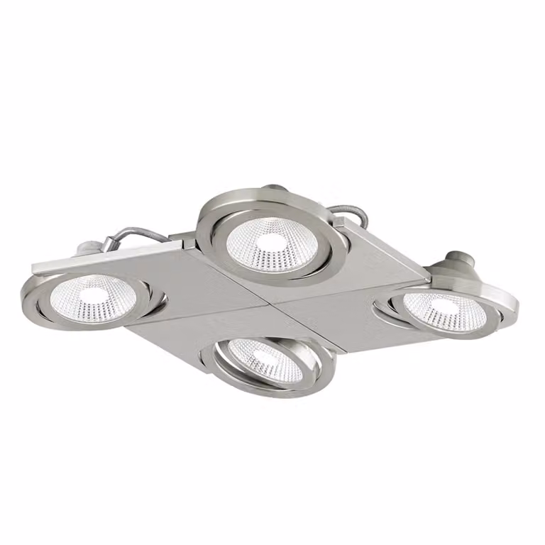 EGLO 39251 BREA Faretto LED chiaro 4x5W 3000K bianco caldo