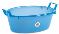 Mastello ovale con 2 manici Stefanplast Azzurro L: 70 cm – 1