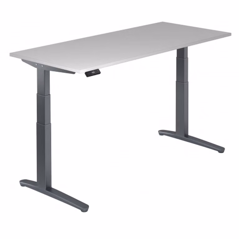 XBHM 19 GG - Grigio 180 x 80, regolabile elettricamente in altezza