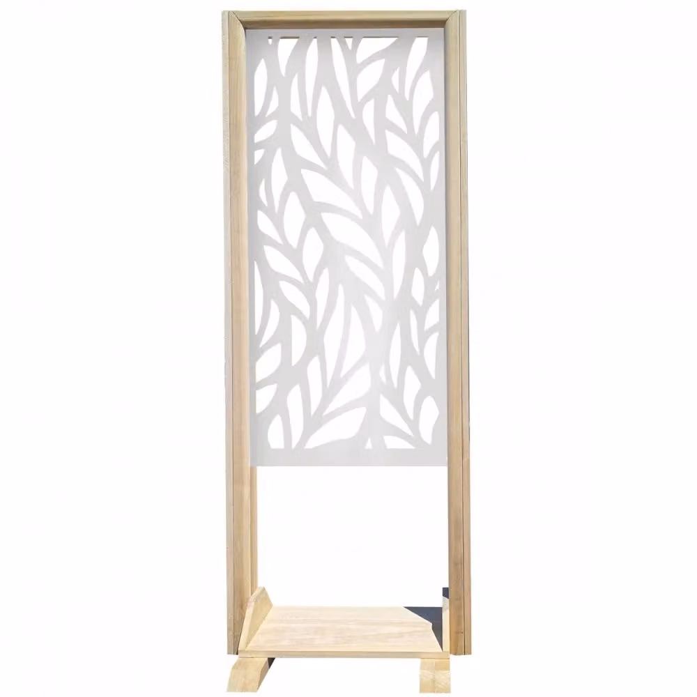 Paravento modulabile ALGA Signorbit in legno e PVC bianco, L 70 cm x H 190 cm x P 50 cm – 2