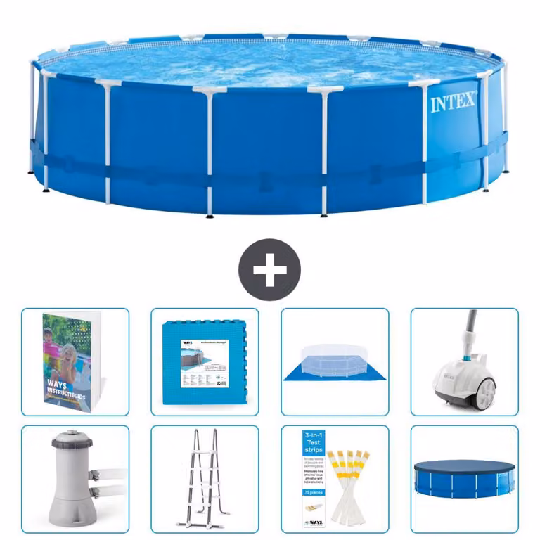 Piscina fuori terra autoportante - 457x122 cm - 7 pezzi - Modello S531