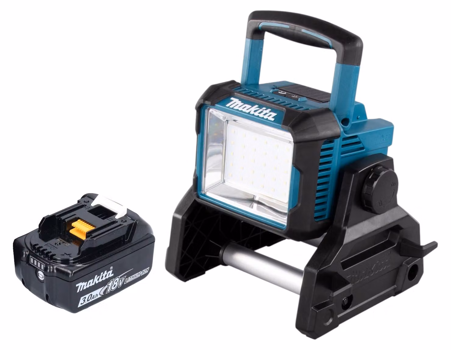 Makita DEADML 811 F1 Faro da cantiere a batteria 14,4 / 18 V 3000 lm LED + 1x batteria ricaricabile 3,0 Ah - senza caricabatterie
