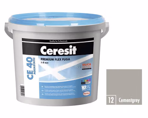 Stucco CERESIT CE 40 Aquastatic 5 kg 12 grigio cemento