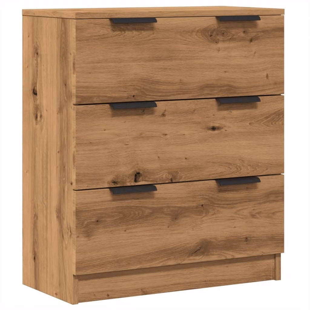 Credenza Rovere Artigianale 60x30x70 cm in Legno Multistrato