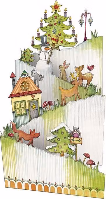 Calendario dell'Avvento "Natale in montagna