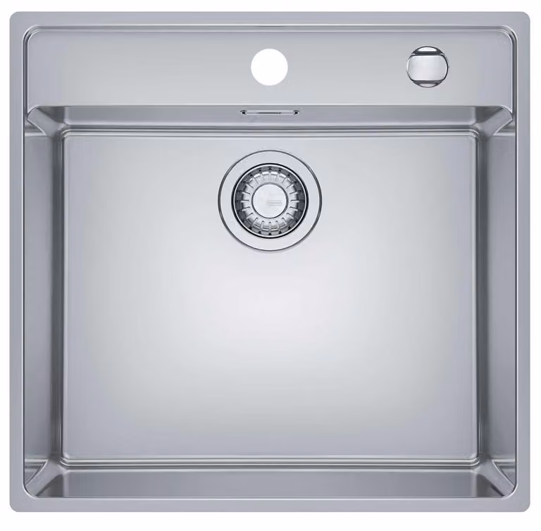 Franke Maris lavello da incasso in acciaio inox MRX 210-50 A manopola in acciaio inox da 55 cm 127.0537.588