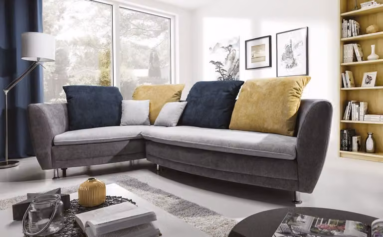 Wohnlandschaft Leder Eck Sofas Garnitur L-Form Ecksofa Sofa Couch Polster