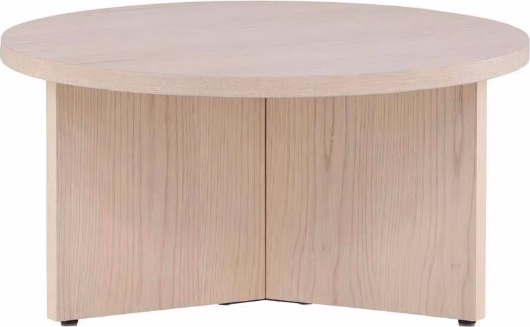 FURNLUX Tavolino Salto Beige 85cm / Hauptfarbe: Beige / Dimensioni: 85 x 85 x 43 cm