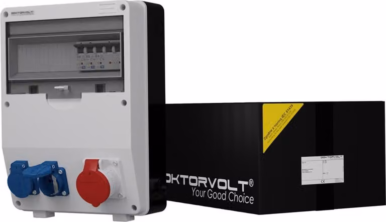 Distributore di corrente TD-S 16A 2x230V Distributore di corrente Mennekes Doktorvolt 6756