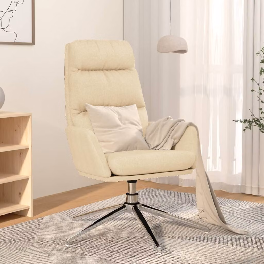 Maison Exclusive - Poltrona relax in tessuto color crema