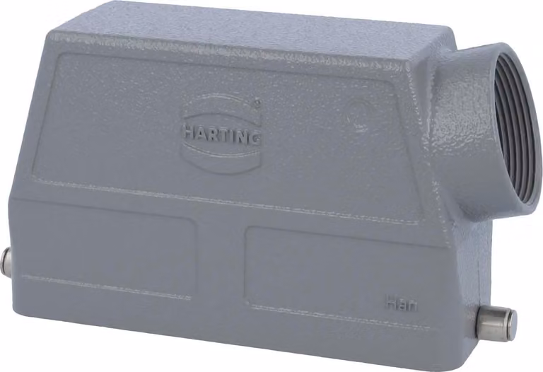 HARTING Han 24B Custodia con manicotto alta, 1xPG29 uscita cavo laterale, per 1 staffa (nella parte inferiore) Vite PG29