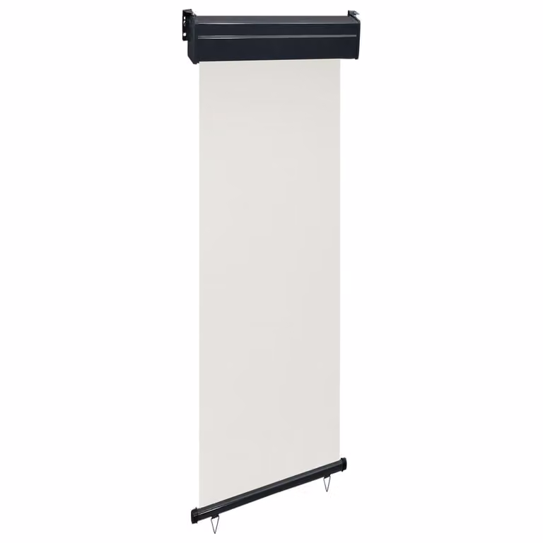 The Living Store Tenda da sole laterale per balcone 60 × 250 cm Crema
