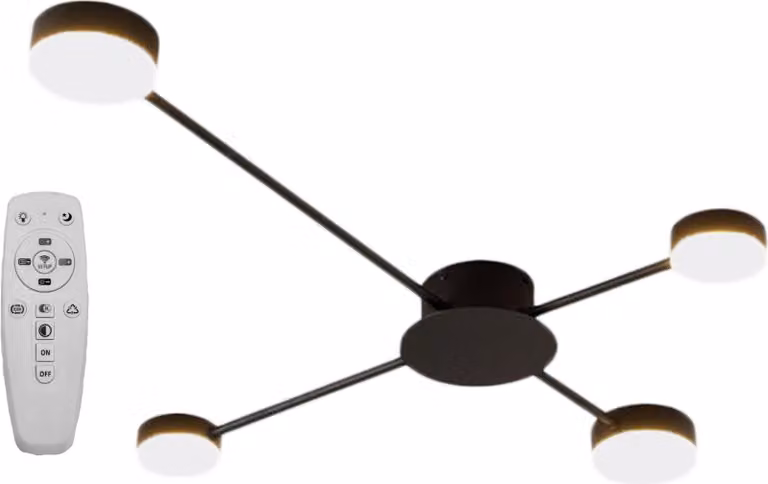 Lampada da Soffitto tooLight App519-4C Black