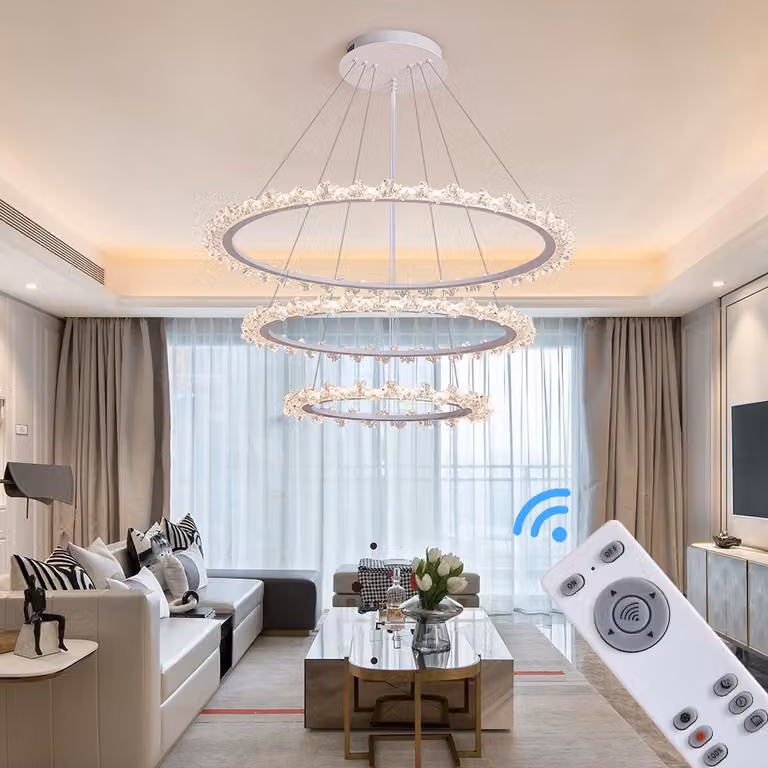 Pannello luminoso a LED con controllo tramite telecomando/app per smartphone, con possibilità di regolare la tonalità della luce. Modello: TY1811-468