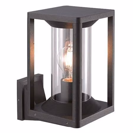 Lampada da parete esterna 1xE27 nera IP65 SU-MA M1931