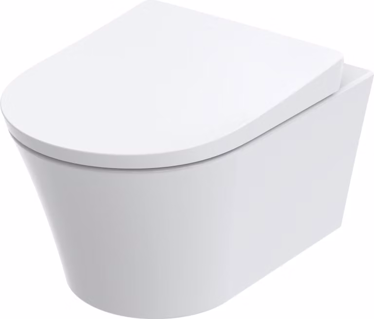 TOTO GP, WC suspendu, rinçage profond, pour Washlet RG Lite avec raccords latéraux, 380x540x335mm, CW553Y, CW553Y