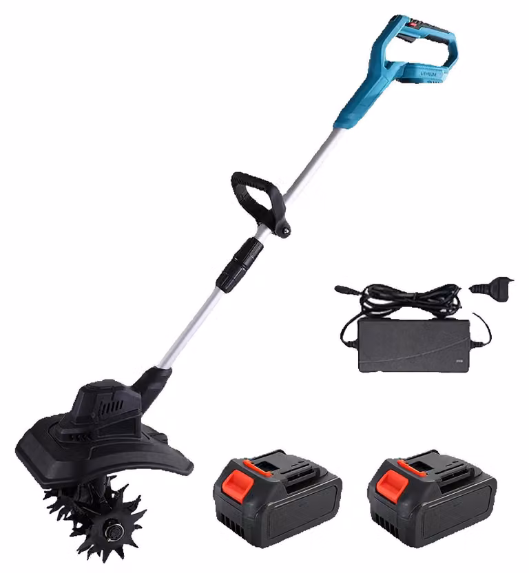 Coltivatore, senza fili, motore brushless, con 2 batterie