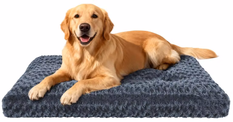 Omgoods - Cuccia per cani lavabile, adatta a cani di grossa taglia - Morbida, antiscivolo, 70 x 90 cm, grigio scuro