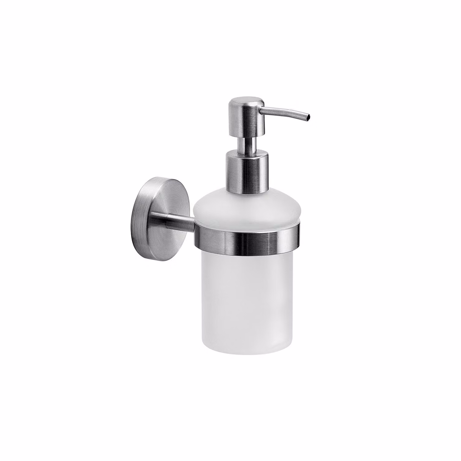 Dosasapone da muro in acciaio inox AISI 304 Gedy 5081 serie PROJECT Satinato
