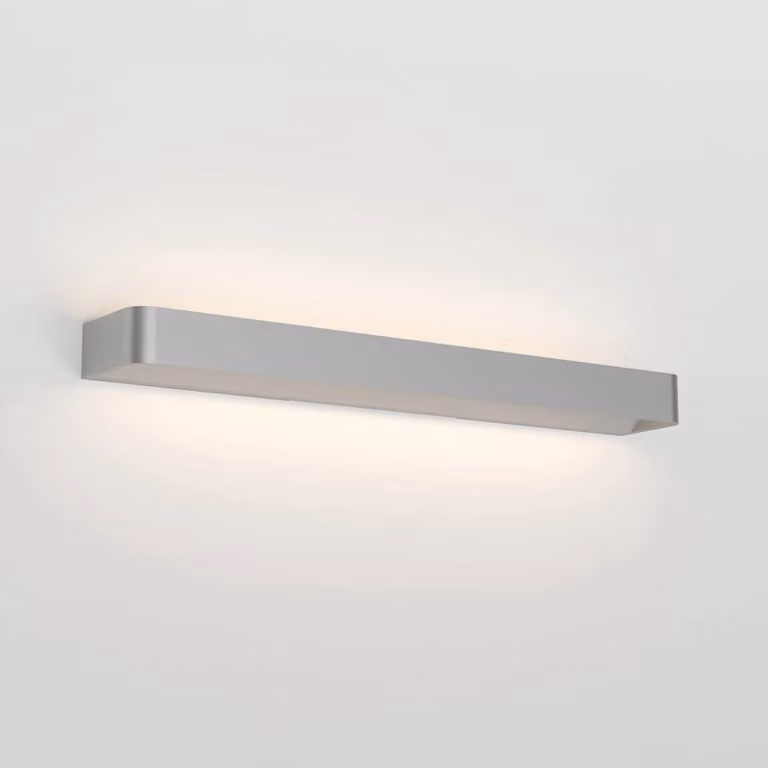 Rotaliana Applique da parete di design Frame W3, Alluminio / Grigio / Zincato, Soggiorno / Sala da pranzo, Alluminio, Design, Applique