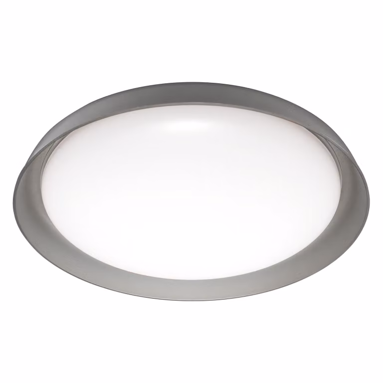 Ledvance LED Smart+ parete e soffitto Orbis Plate Grey Ø43cm 24W 2500lm 3000K-6500K Dimmerabile App Google Alexa WiFi