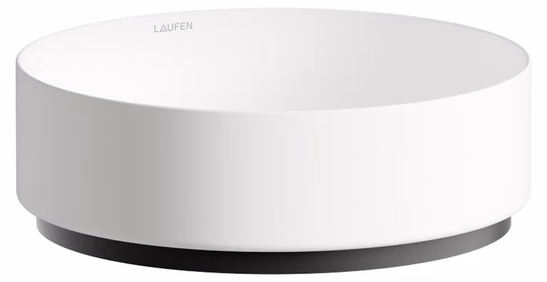 LAUFEN UNISONO Cuvette de lavabo, ronde, sans trou pour robinet, sans trop-plein, 325x325x106mm, H512UO27571121, H512UO27571121