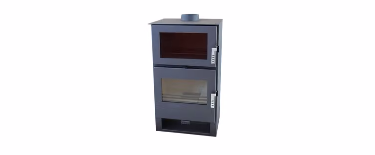 Stufa con forno Verso F | 9 kW | Forno a legna | Compatta ed efficiente