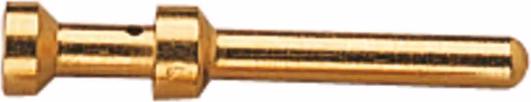 HARTING E-HMC Contatto a crimpare Perno di contatto (M) 2,5 mm² AWG14 oro, 1 pezzo Materiale lega di rame - 1 pezzo