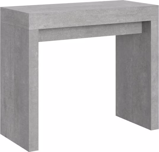 Consolle allungabile 90x40/196 cm Roxel Small Cemento