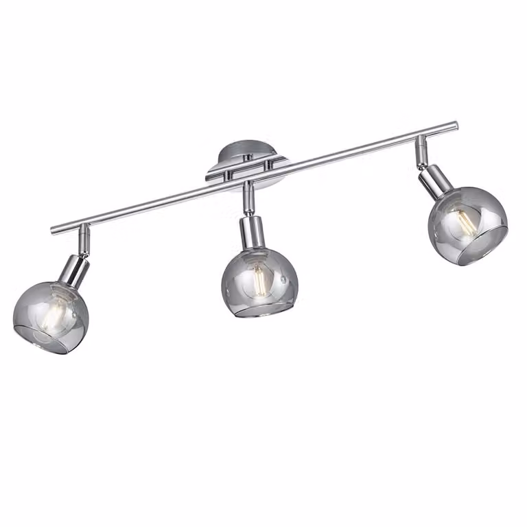 Faretto spot BREST cromato 3xE14x15W con vetro, dimensioni: 20x58x9 cm, IP20, RL