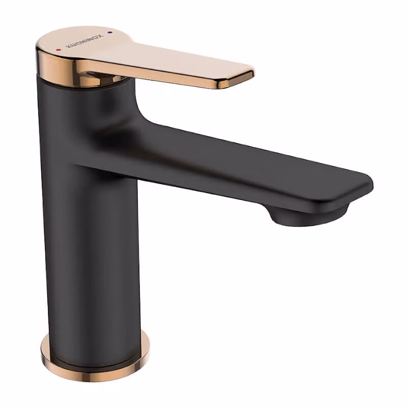 Miscelatore per lavabo Miscelatore monocomando Miscelatore per lavabo nero oro rosa