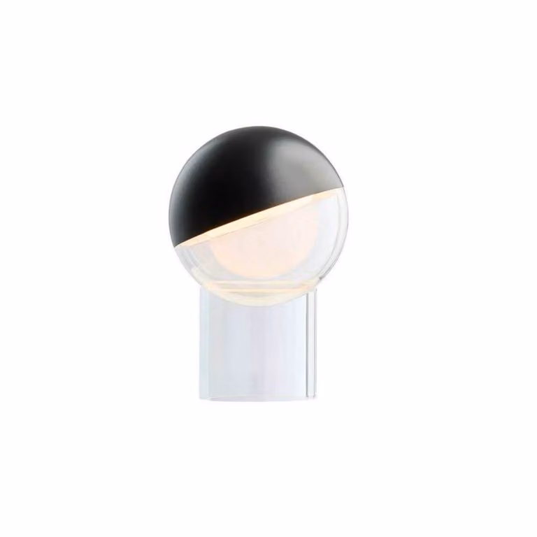 FRANDSEN Lampada da tavolo Pila, dimmerabile, Nero, Soggiorno / Sala da pranzo, Plastica, Moderno, Lampada da tavolo