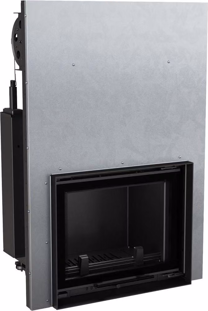 Inserto camino ad acqua KRATKI MAJA 8 kW Ø 180 con porta scorrevole